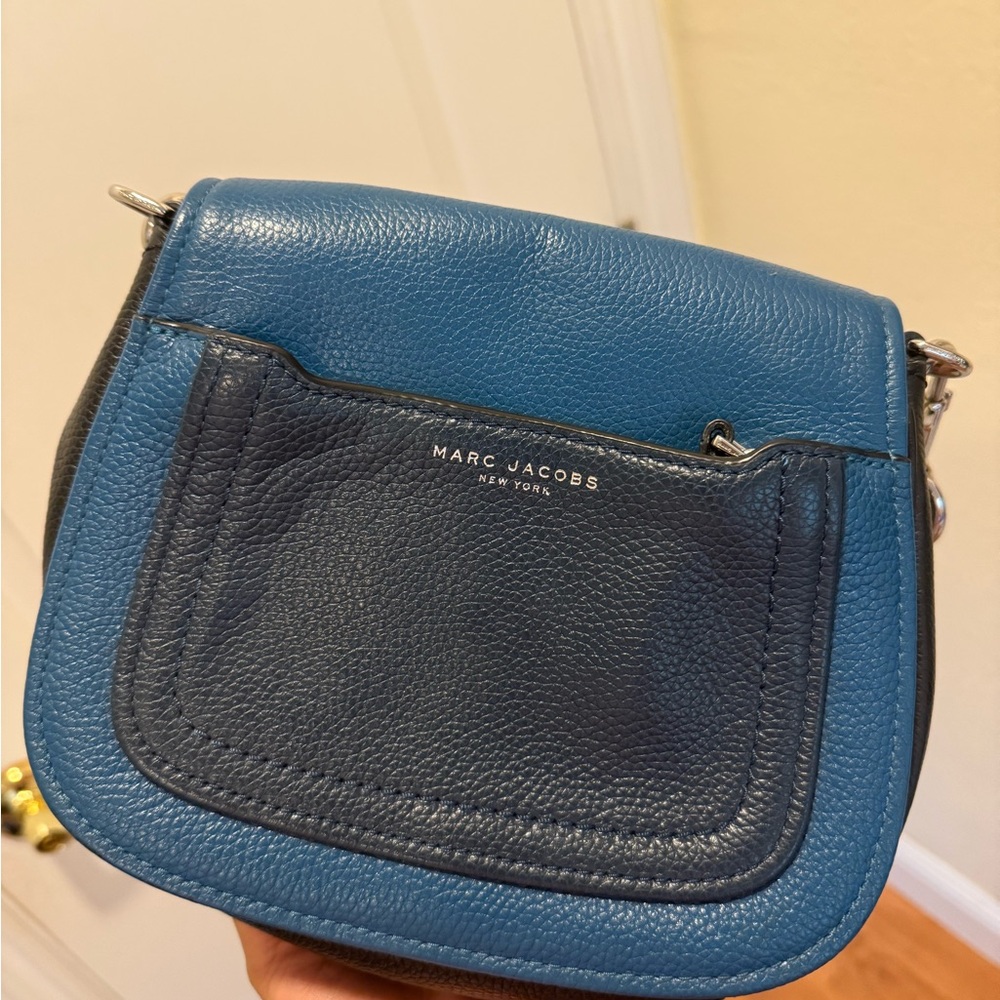 Marc Jacobs Two-Tone Blue Crossbody Bag